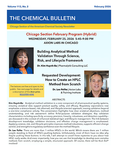 The February 2026 Chemical Bulletin - front page