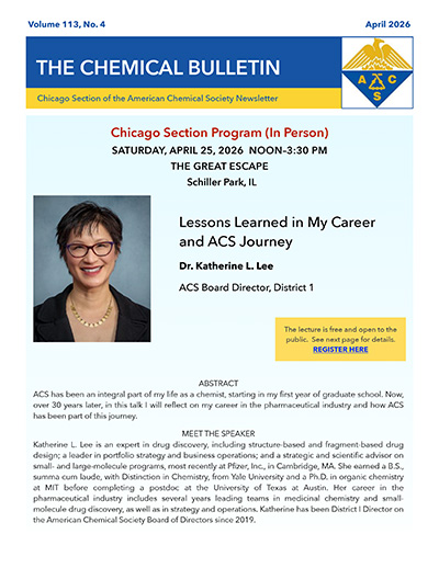 The April 2026 Chemical Bulletin - front page