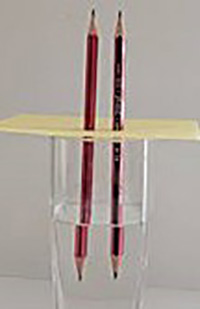 Electrolysis with pencils