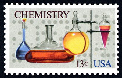 Chemistry stamp