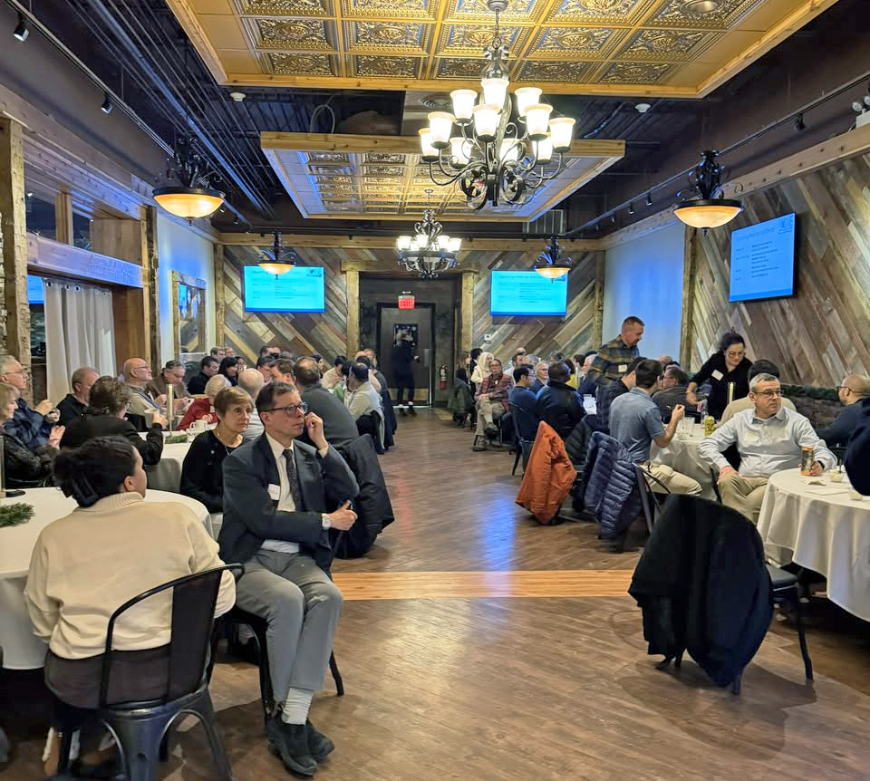 Photo from the Jan 15 2026 joint meeting of the Chicago ACS and Chicago AIChE, showing the audience