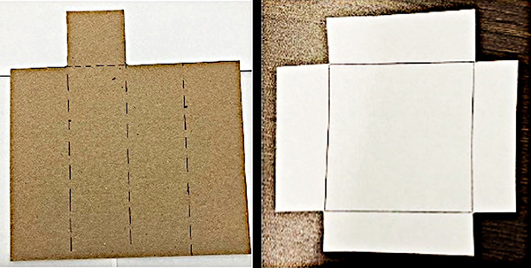 Photos of boxes in activity.