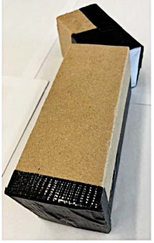 Photo of one box fitting in the other